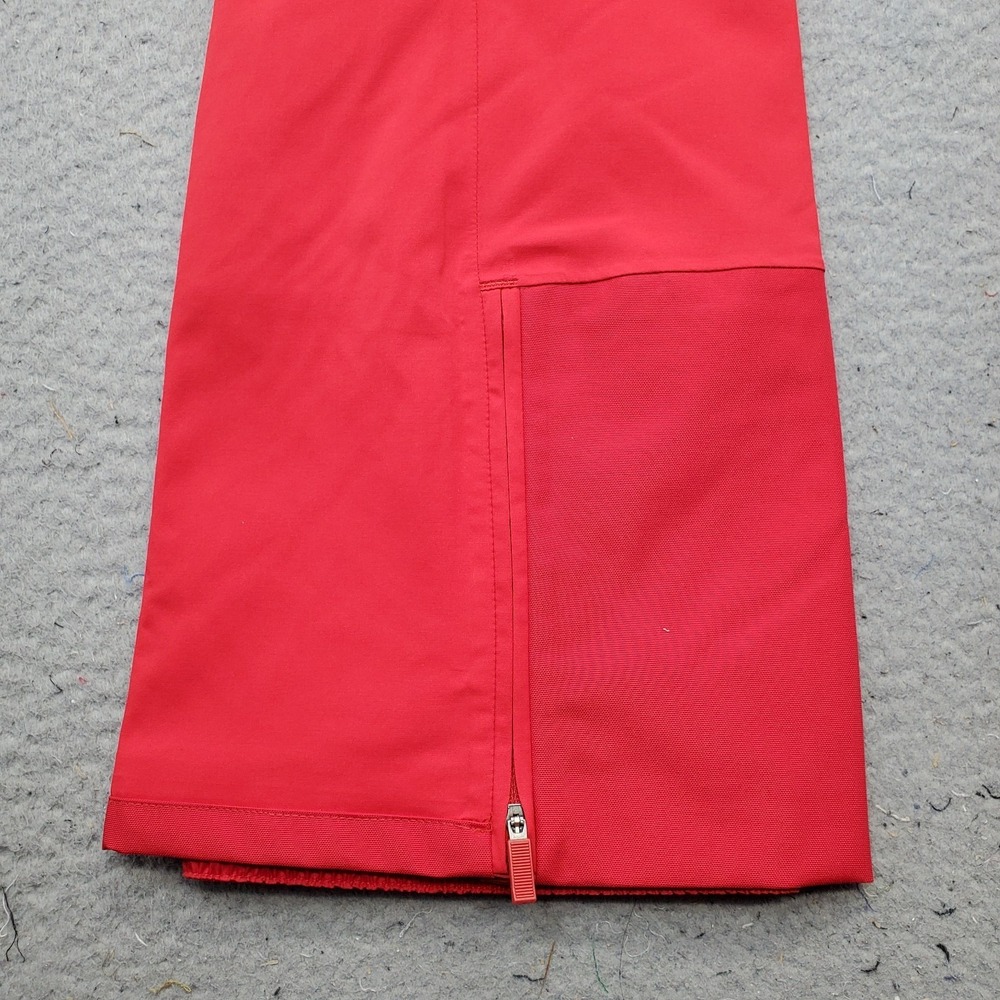 The North Face Lenado Ski Snow Pants Womens Large Red Slim Fit Ankle Zip Outdoor - Picture 12 of 13